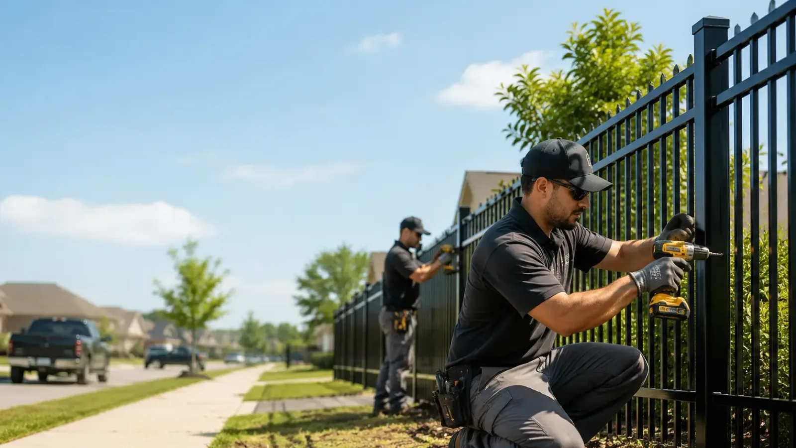 Metal Fence Installation in Slaton, TX